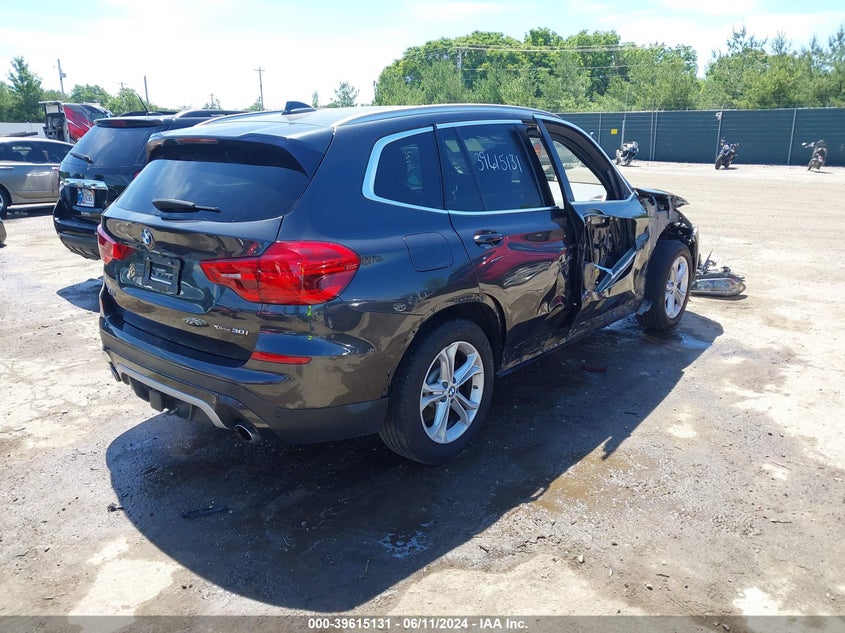VIN 5UXTR9C53KLE15590 2019 BMW X3 XDRIVE30I