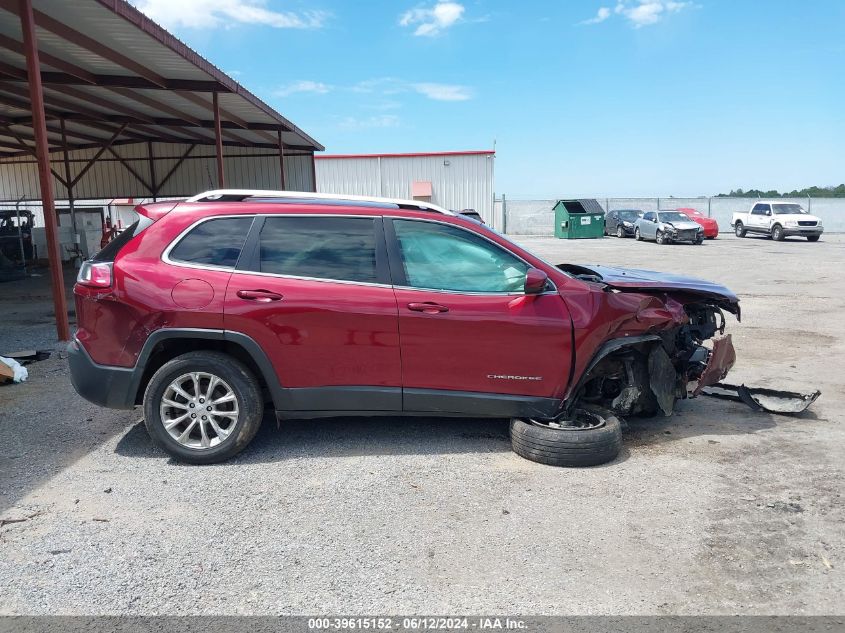 2019 Jeep Cherokee Latitude Fwd VIN: 1C4PJLCBXKD317614 Lot: 39615152