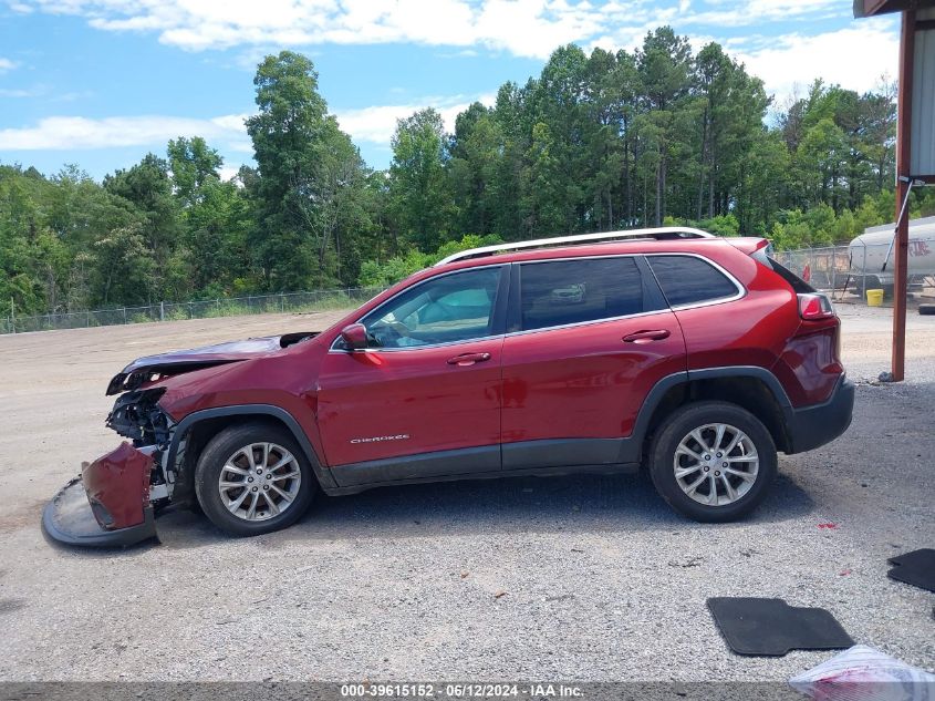 2019 Jeep Cherokee Latitude Fwd VIN: 1C4PJLCBXKD317614 Lot: 39615152