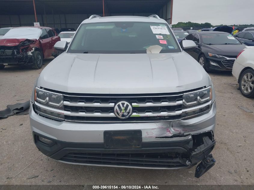 2019 Volkswagen Atlas Se VIN: 1V2WR2CA3KC591022 Lot: 39615154