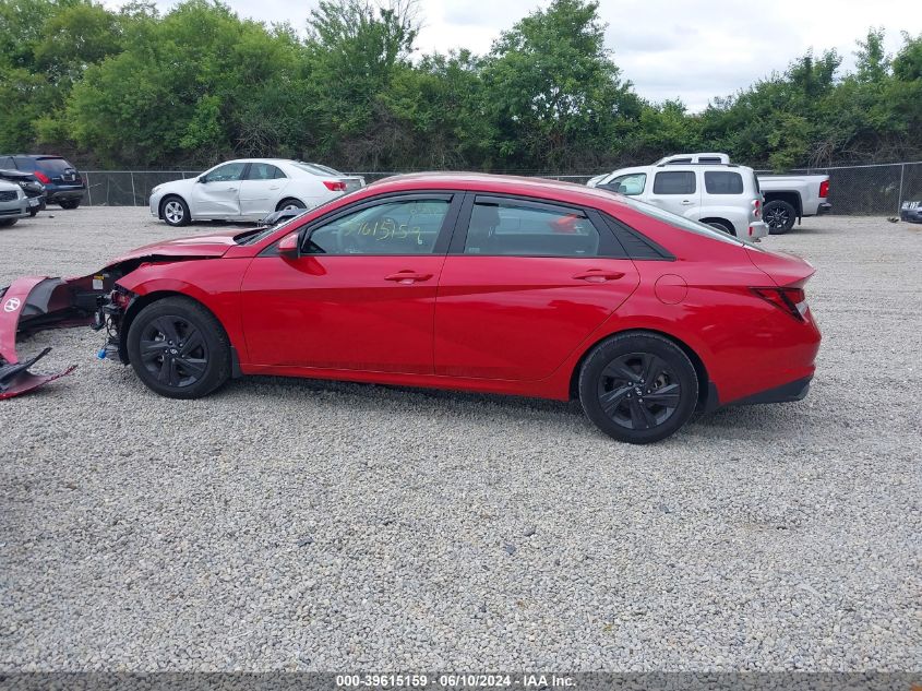 2022 Hyundai Elantra Sel VIN: 5NPLM4AG4NH080160 Lot: 39615159