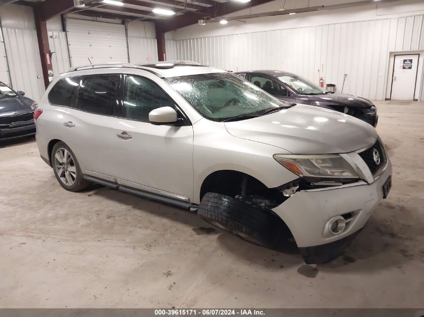 2013 Nissan Pathfinder Platinum VIN: 5N1AR2MM7DC663794 Lot: 39615171