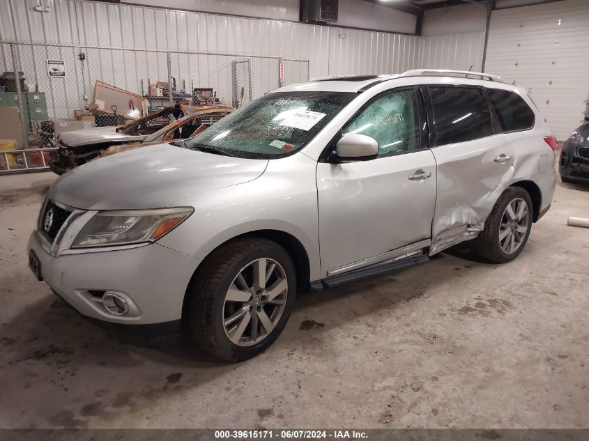 2013 Nissan Pathfinder Platinum VIN: 5N1AR2MM7DC663794 Lot: 39615171