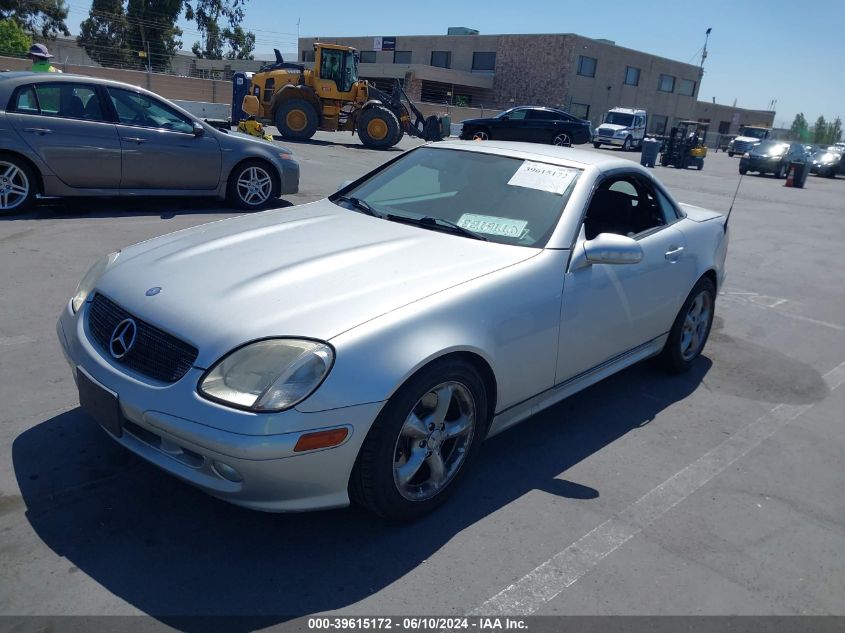 2003 Mercedes-Benz Slk 320 VIN: WDBKK65F03F289724 Lot: 39615172