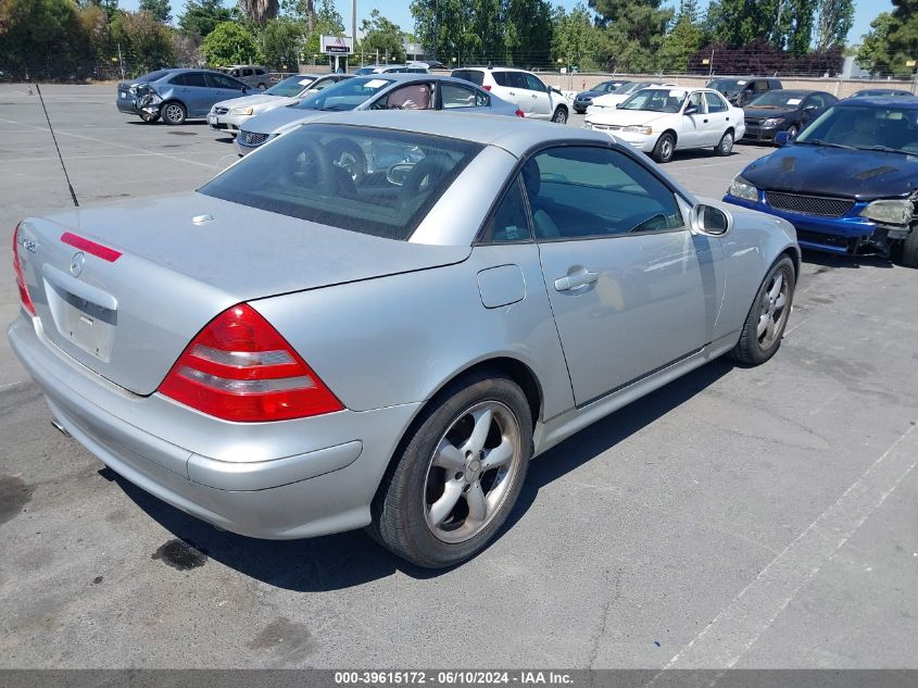 2003 Mercedes-Benz Slk 320 VIN: WDBKK65F03F289724 Lot: 39615172