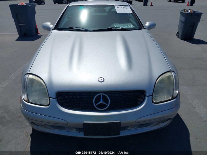 2003 Mercedes-Benz Slk 320 VIN: WDBKK65F03F289724 Lot: 39615172