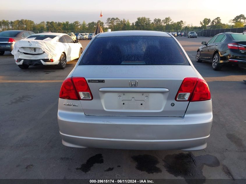 2004 Honda Civic Ex VIN: 1HGES26714L016312 Lot: 39615174