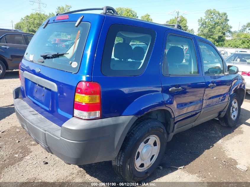 2006 Ford Escape Xls/Xls Manual VIN: 1FMYU02Z96KA73492 Lot: 39615190