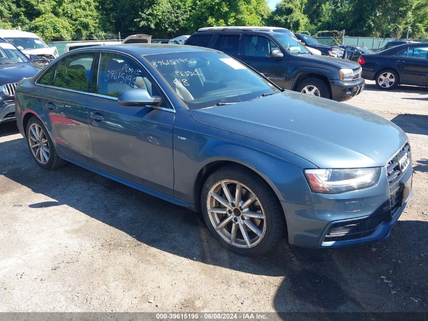 2016 Audi A4 2.0T Premium VIN: WAUBFAFLXGN005456 Lot: 39615195