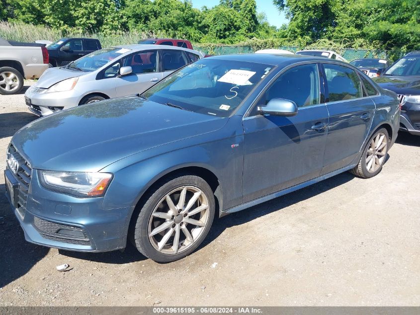 2016 Audi A4 2.0T Premium VIN: WAUBFAFLXGN005456 Lot: 39615195