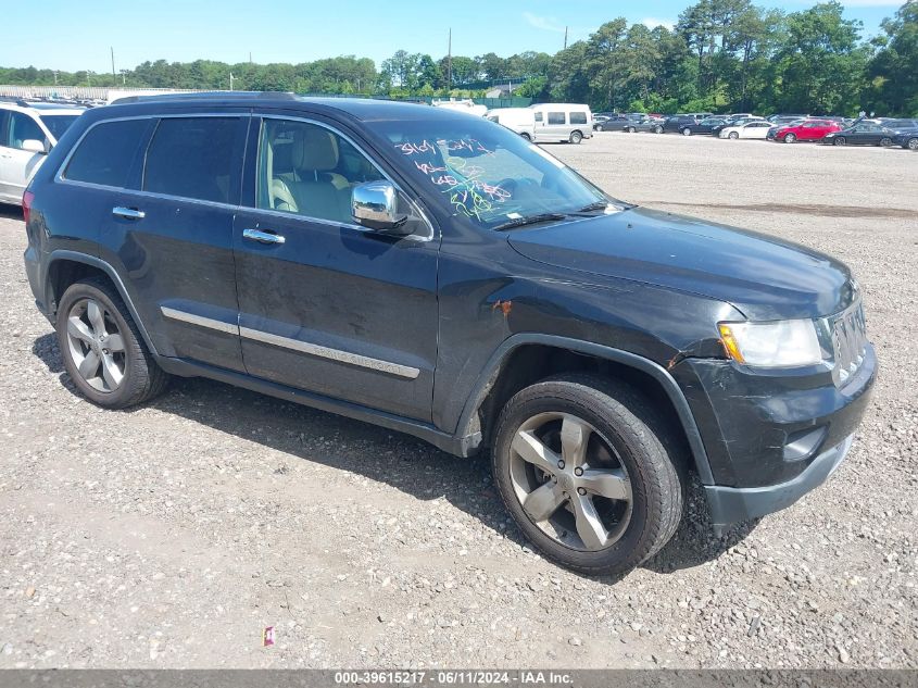 2013 Jeep Grand Cherokee Overland VIN: 1C4RJFCG0DC593797 Lot: 39615217