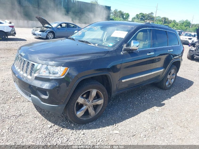 2013 Jeep Grand Cherokee Overland VIN: 1C4RJFCG0DC593797 Lot: 39615217