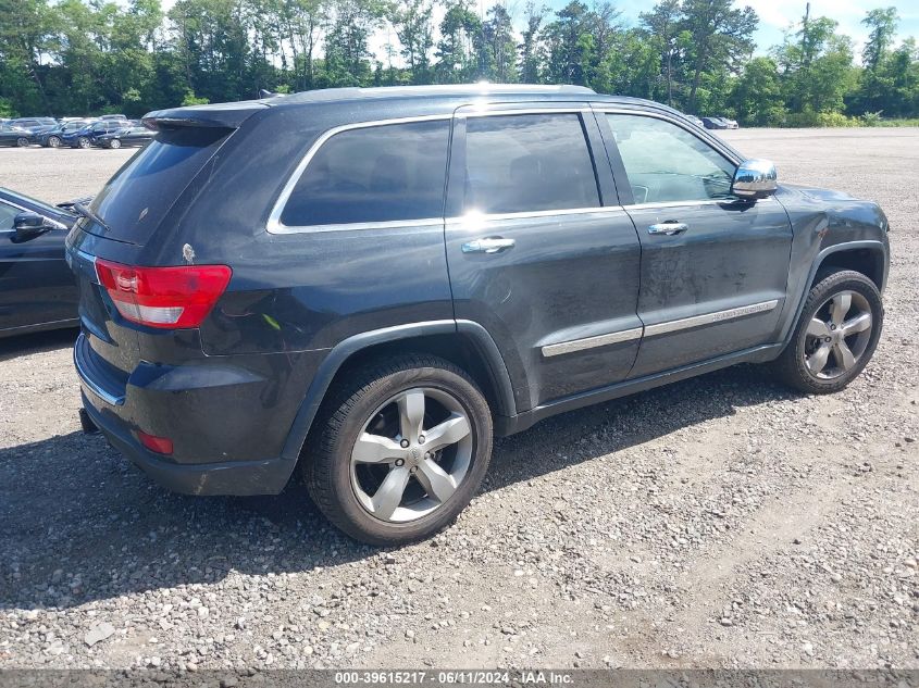 2013 Jeep Grand Cherokee Overland VIN: 1C4RJFCG0DC593797 Lot: 39615217