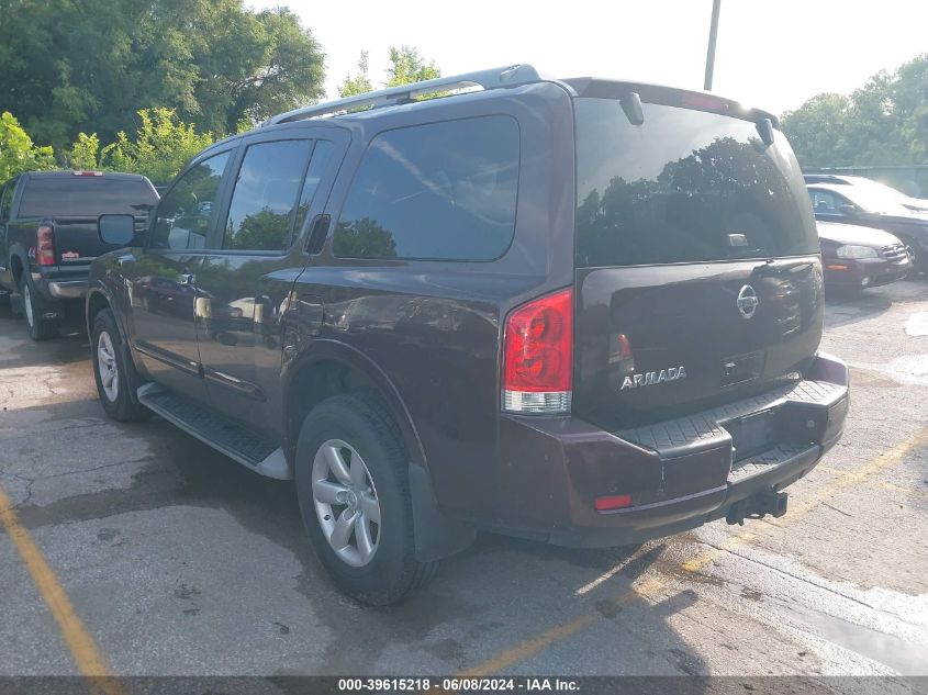 2013 Nissan Armada Sv VIN: 5N1AA0NC0DN610909 Lot: 39615218