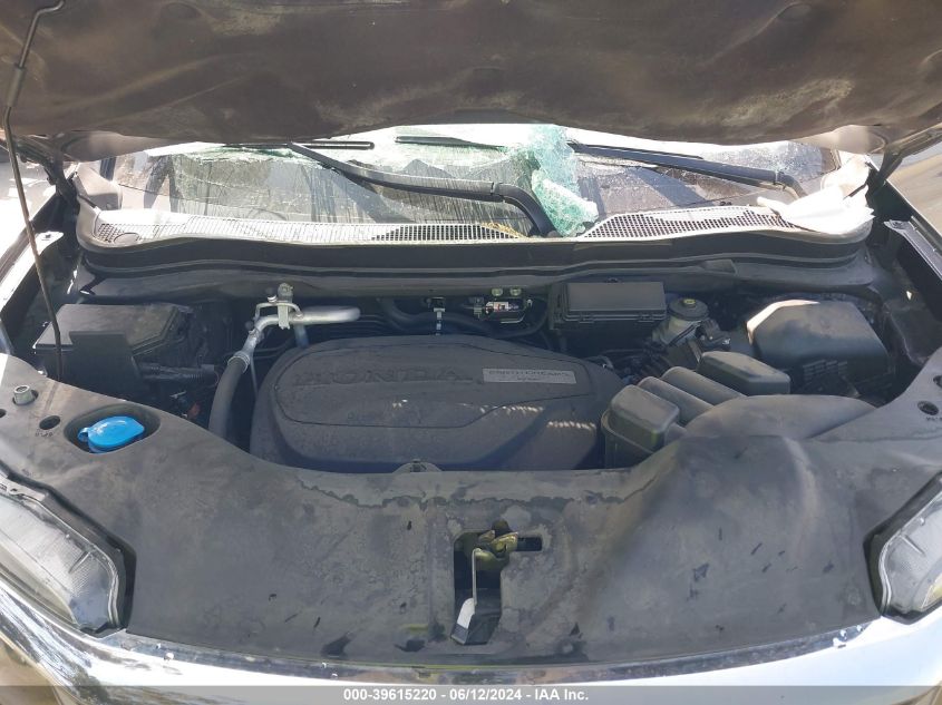 2019 Honda Pilot Ex-L VIN: 5FNYF5H57KB014853 Lot: 39615220