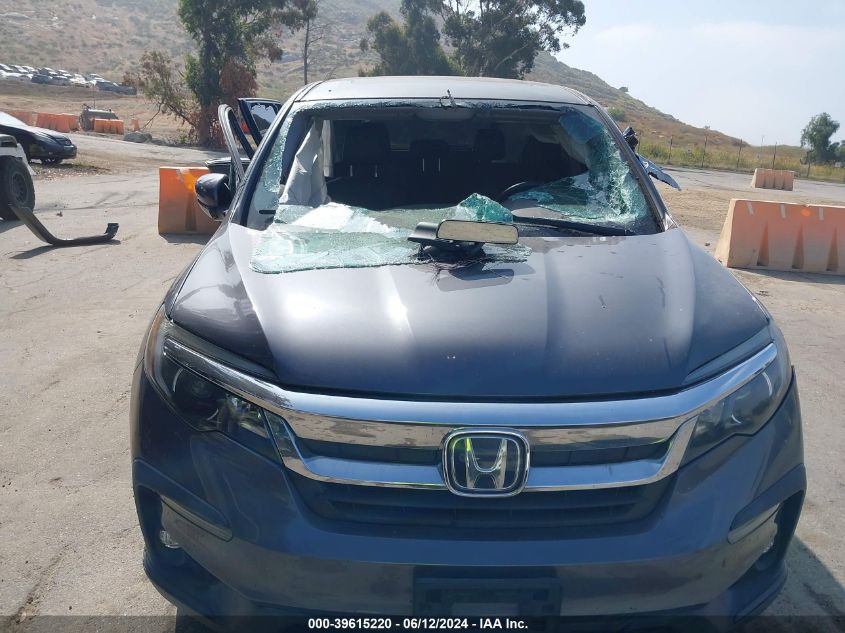 2019 Honda Pilot Ex-L VIN: 5FNYF5H57KB014853 Lot: 39615220