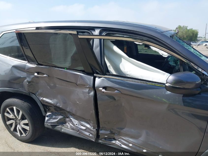 2019 Honda Pilot Ex-L VIN: 5FNYF5H57KB014853 Lot: 39615220