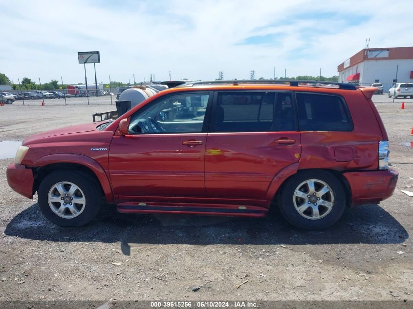 2003 Toyota Highlander Limited V6 VIN: JTEGF21A530087099 Lot: 39615256