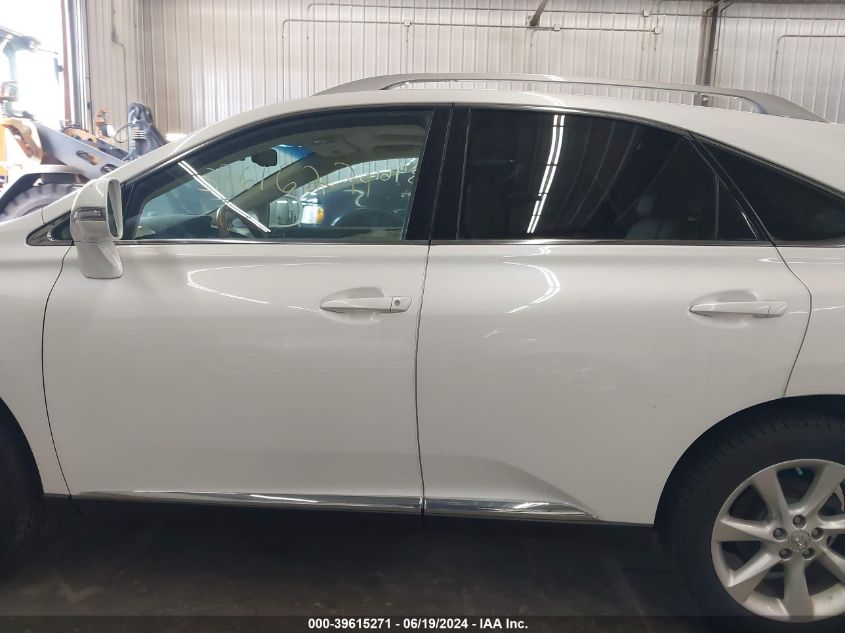 2010 Lexus Rx 350 VIN: 2T2BK1BA6AC023784 Lot: 39615271