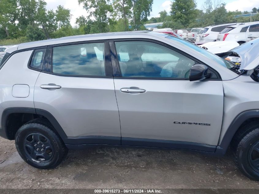2019 Jeep Compass Sport 4X4 VIN: 3C4NJDAB1KT761491 Lot: 39615273