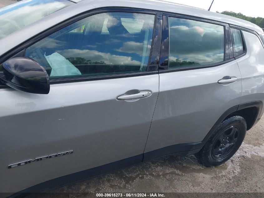 2019 Jeep Compass Sport 4X4 VIN: 3C4NJDAB1KT761491 Lot: 39615273