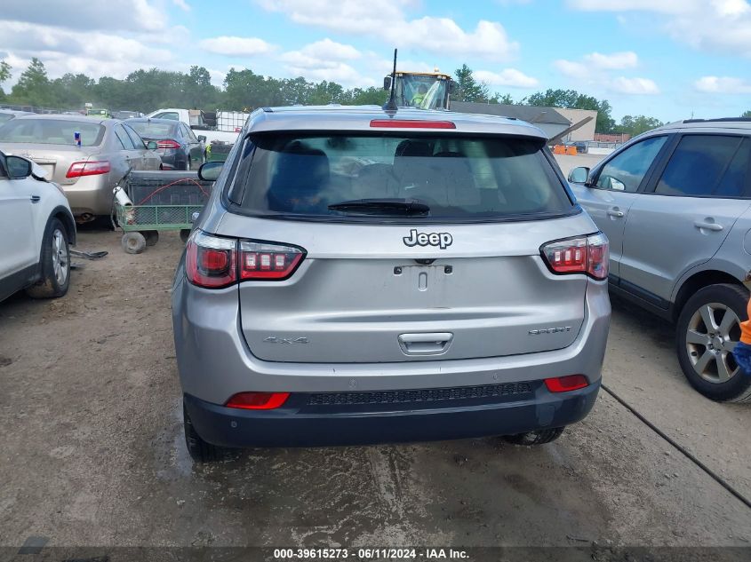 2019 Jeep Compass Sport 4X4 VIN: 3C4NJDAB1KT761491 Lot: 39615273