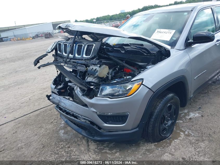 2019 Jeep Compass Sport 4X4 VIN: 3C4NJDAB1KT761491 Lot: 39615273