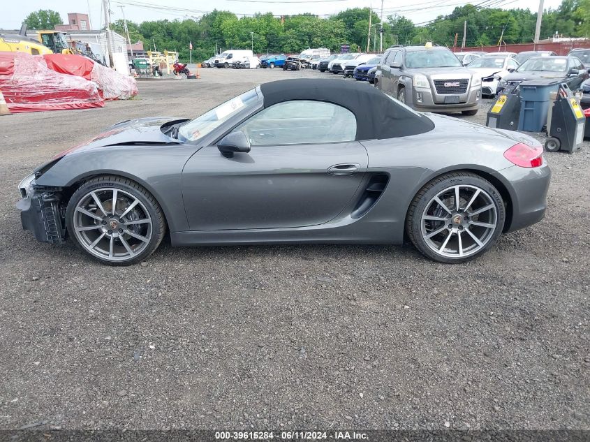 2013 Porsche Boxster VIN: WP0CA2A8XDS112812 Lot: 39615284