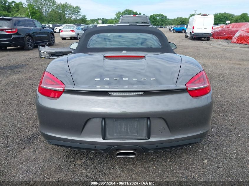 2013 Porsche Boxster VIN: WP0CA2A8XDS112812 Lot: 39615284