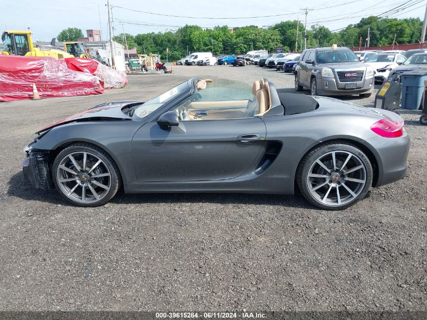 2013 Porsche Boxster VIN: WP0CA2A8XDS112812 Lot: 39615284