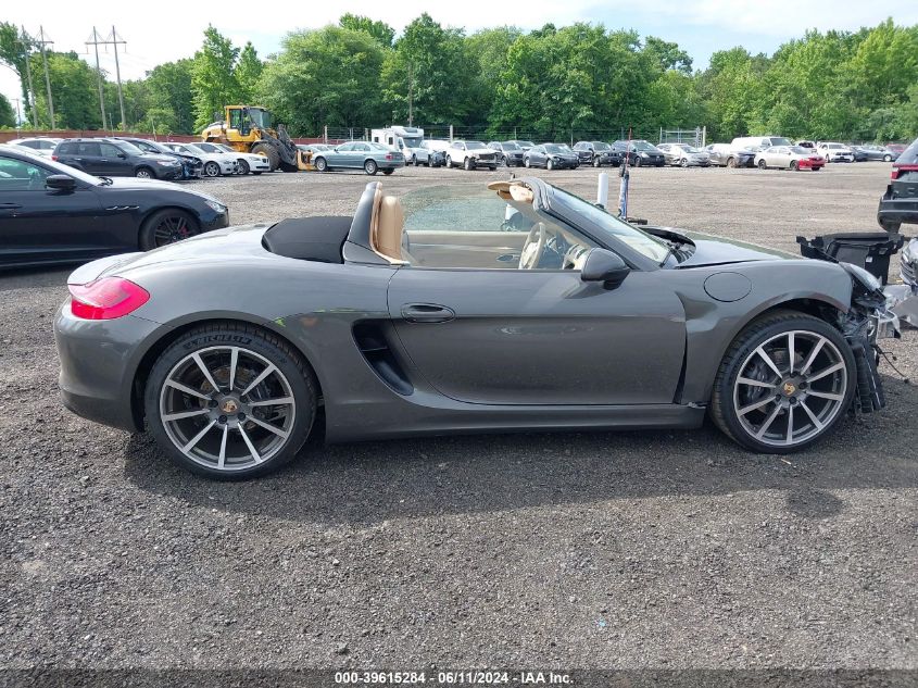 2013 Porsche Boxster VIN: WP0CA2A8XDS112812 Lot: 39615284