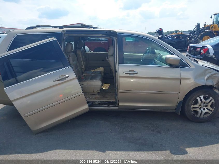 2005 Honda Odyssey Ex-L VIN: 5FNRL38725B027193 Lot: 39615291