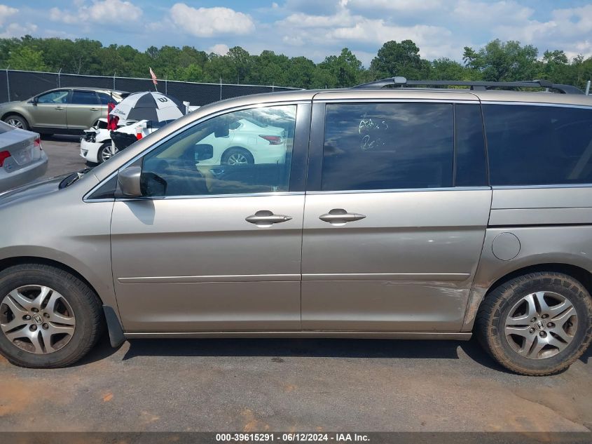 2005 Honda Odyssey Ex-L VIN: 5FNRL38725B027193 Lot: 39615291