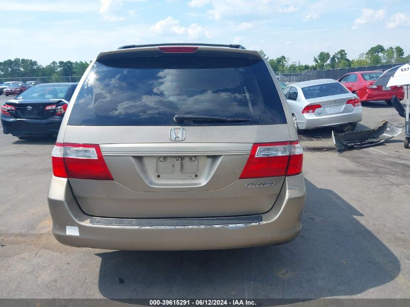 2005 Honda Odyssey Ex-L VIN: 5FNRL38725B027193 Lot: 39615291