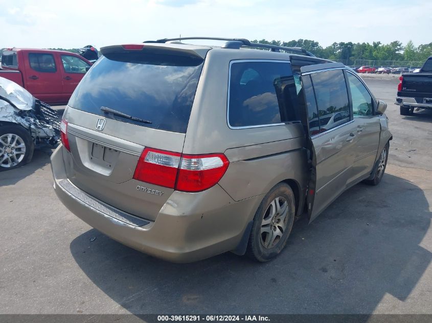 2005 Honda Odyssey Ex-L VIN: 5FNRL38725B027193 Lot: 39615291