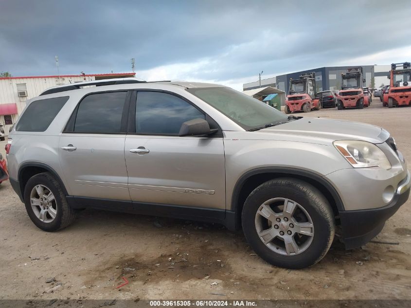 2008 GMC Acadia Sle-1 VIN: 1GKER13748J172262 Lot: 39615305