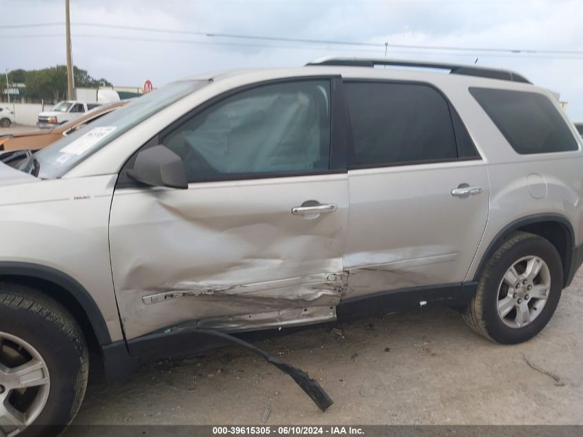 2008 GMC Acadia Sle-1 VIN: 1GKER13748J172262 Lot: 39615305