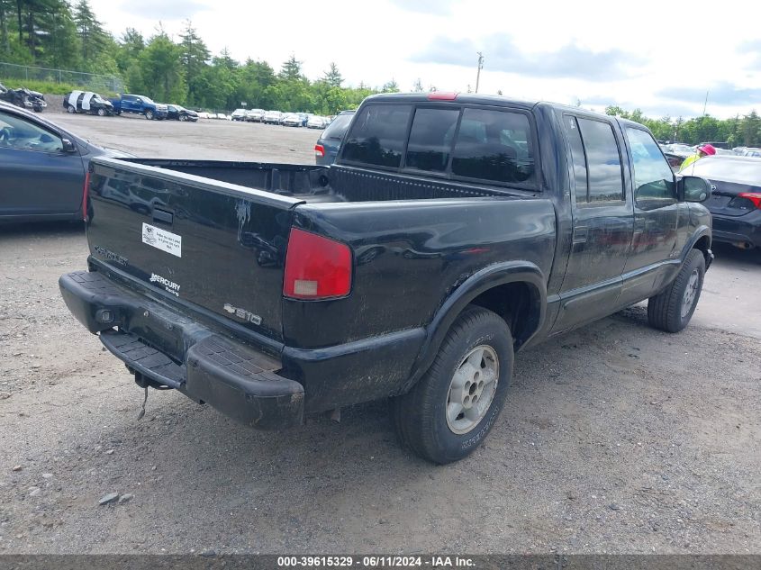 2001 Chevrolet S Truck S10 VIN: 1GCDT13W81K198458 Lot: 39615329