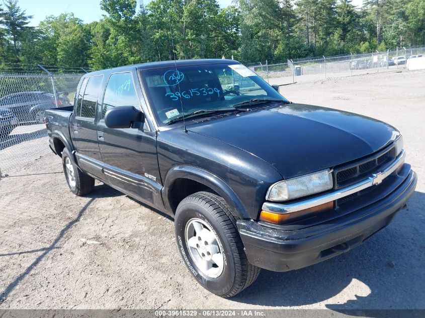 1GCDT13W81K198458 | 2001 CHEVROLET S-10