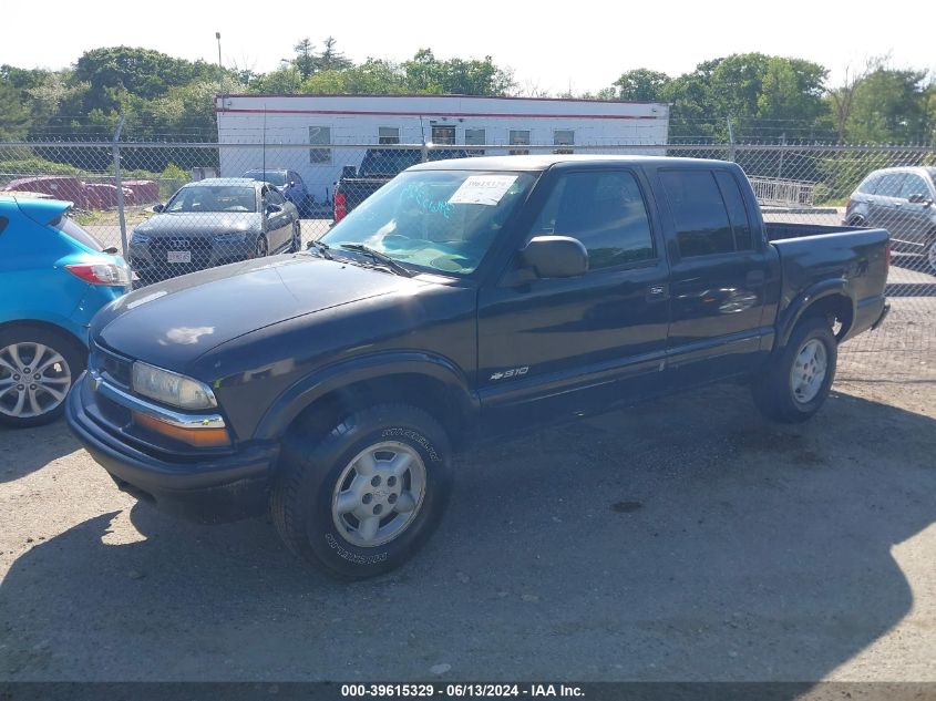 1GCDT13W81K198458 | 2001 CHEVROLET S-10