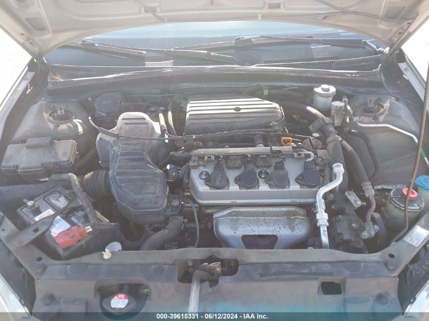 2004 Honda Civic Lx VIN: 2HGES15574H620437 Lot: 39615331