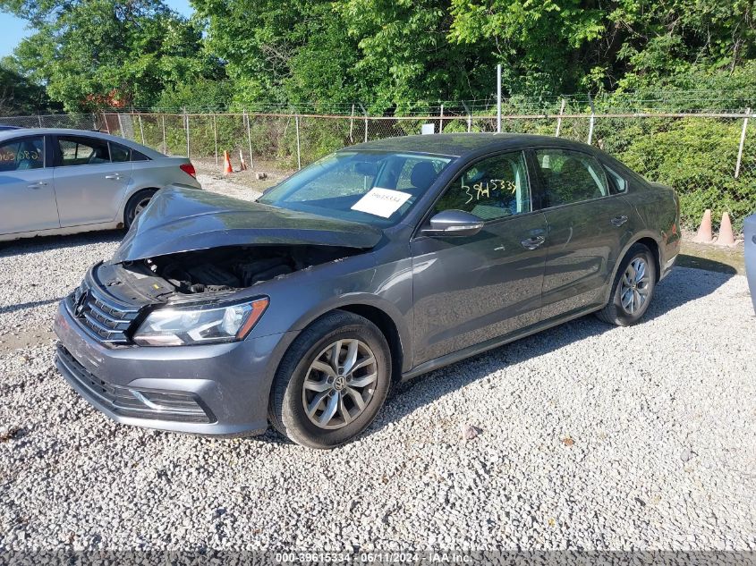 2018 Volkswagen Passat 2.0T R-Line/2.0T S VIN: 1VWAA7A36JC050093 Lot: 39615334