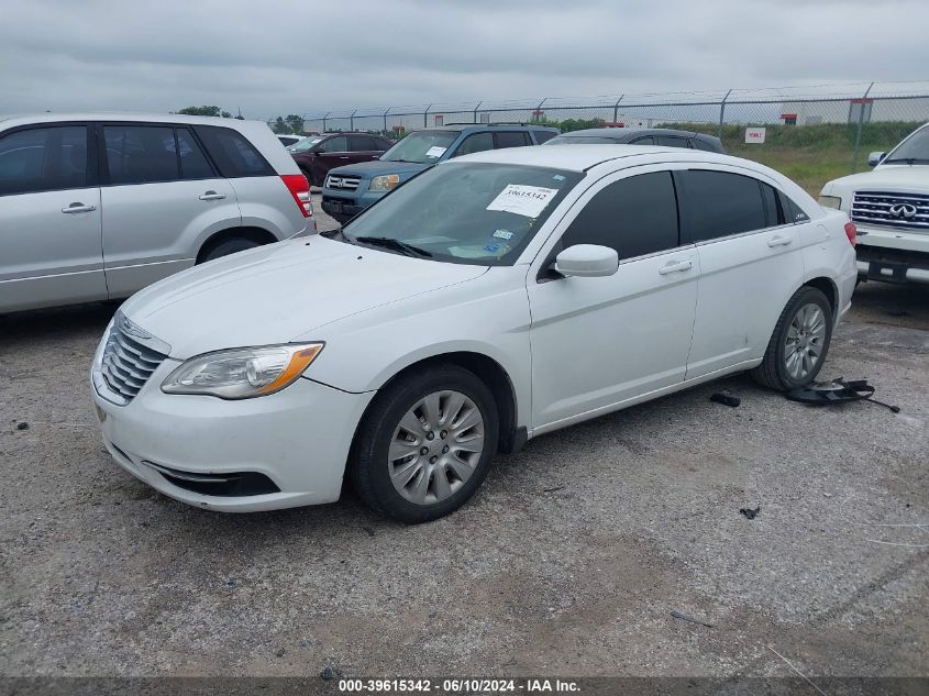 2014 Chrysler 200 Lx VIN: 1C3CCBAB0EN231401 Lot: 39615342