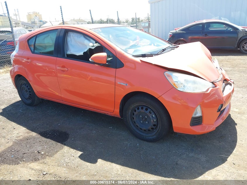 2012 Toyota Prius C Two VIN: JTDKDTB36C1019544 Lot: 39615374