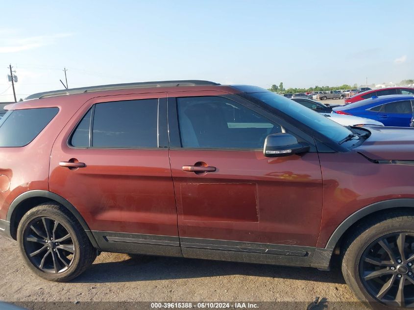 2018 Ford Explorer Xlt VIN: 1FM5K8D82JGA01573 Lot: 39615388