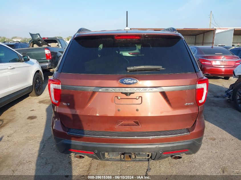 2018 Ford Explorer Xlt VIN: 1FM5K8D82JGA01573 Lot: 39615388