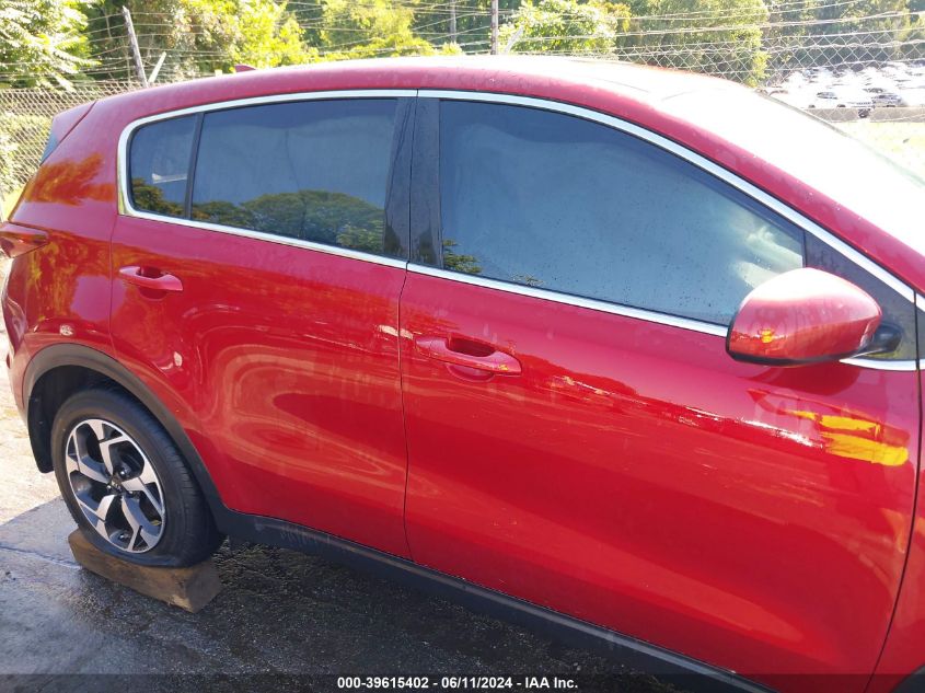 2021 Kia Sportage Lx VIN: KNDPM3AC8M7927130 Lot: 39615402