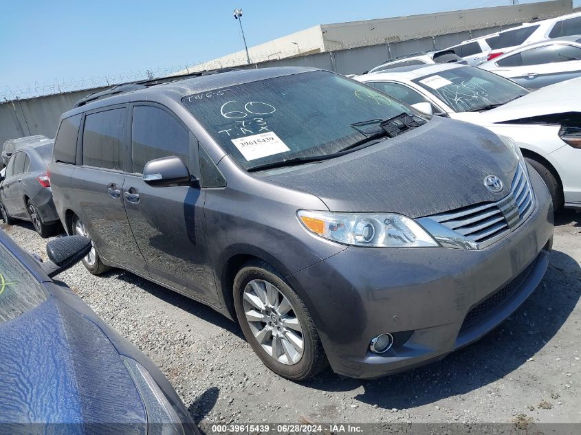 2014 Toyota Sienna Limited V6 7 Passenger VIN: 5TDYK3DC1ES503883 Lot: 39615439