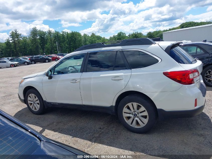 2016 Subaru Outback 2.5I Premium VIN: 4S4BSAHC8G3279662 Lot: 39615494