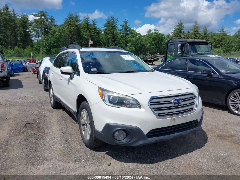 2016 Subaru Outback 2.5I Premium VIN: 4S4BSAHC8G3279662 Lot: 39615494